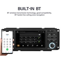 Reproductor de DVD para Auto Jiawell de 7 Pulgadas con Pantalla IPS de 4 Núcleos, WIFI, GPS, Android 2 Din, Estéreo para Auto, Audio para Jeep Cherokee 2002-2007