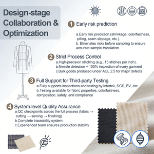 Blazer da <span class=keywords><strong>Donna</strong></span> Elegante con Colletto a Risvolto in <span class=keywords><strong>Tweed</strong></span>, Realizzato su Misura per Brand di Design - Produzione OEM/ODM di Alta Qualità - Product Image 6