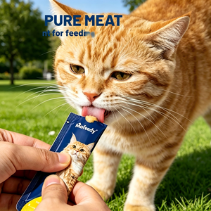Barritas de Golosinas Cremosas para Gatos de Todas las Edades, con Alto Contenido de Proteínas, Carne Real, Múltiples Sabores (Pollo, Salmón, Atún), OEM - Product Image 2