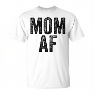 Camiseta vintage con efecto desgastado para el Día de la Madre, Mom Af Mama - Product Image 2