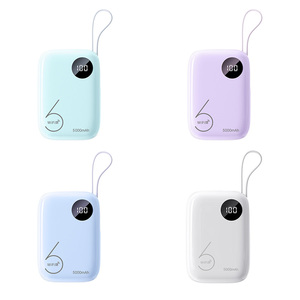 Power Bank 4G WiFi Router 2 en <span class=keywords><strong>1</strong></span> 5000mAh Powerbank Pocket MiFi con ESIM 300M WiFi6 Router móvil portátil LTE con batería - Product Image 6