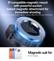 Yesido 360 Rotatable Magnetic + Clamping Soft Neck Strap 2-in-1 Penyangga Ponsel Gantung Leher C232