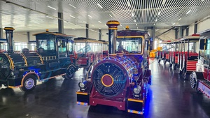 Tren Eléctrico Sin Rieles para Niños y Adultos, Ideal para Parques de Diversiones, Carnavales y Centros Comerciales, en Venta - Product Image 5