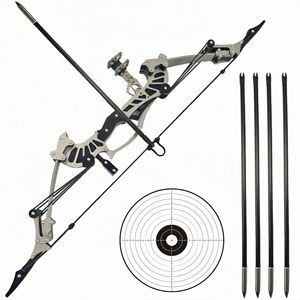 PIAO YU 304 acier inoxydable <span class=keywords><strong>mini</strong></span> <span class=keywords><strong>arc</strong></span> Composite Sports d'intérieur et de plein air petite <span class=keywords><strong>poulie</strong></span> <span class=keywords><strong>arc</strong></span> et flèche jouet de tir - Product Image 2