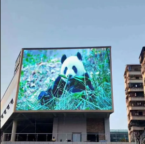 ป้ายโฆษณา P10 สำหรับภายนอกอาคาร ความสว่างสูง น้ำหนักเบา มุมมองกว้าง ตู้เหล็กหล่อขึ้นรูป จอแสดงผลขนาดใหญ่ - Product Image 2