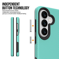 Pour Samsung S26 Ultra Triangle TPU PC 2 en 1 Étui de téléphone portable magnétique antichoc pour Samsung S26 S26 Plus