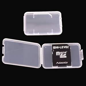 Yuzmei nhựa micro máy ảnh SD + TF thẻ NM mỏng hộp lưu trữ nhựa mini thẻ nhớ điện tử phụ kiện trường hợp - Product Image 3