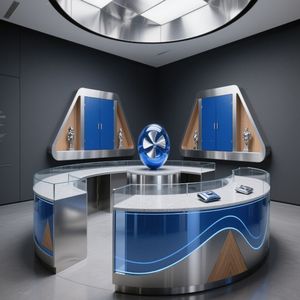 <span class=keywords><strong>Vitrina</strong></span> de Exhibición de Vidrio para Joyería, Diseño Moderno para Kiosco de Centro Comercial, <span class=keywords><strong>Vitrina</strong></span> Personalizada de Lujo para Mostrador de Joyería - Product Image 1