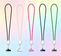 Cable de Carga Rápida USB-C 4 en 1 de 60W con Correa para Teléfono, Correa Cruzada de Nailon, Logotipo Personalizado, Regalo Promocional Corporativo