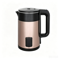 Bouilloire Électrique en Acier Inoxydable 1,5 L 1500 W avec Base Rotative à 360 Degrés, Protection Anti-Ébullition à Sec, Certifiée CE RoHS, Idéale pour la Cuisine Domestique (Vente en Gros)