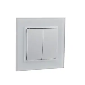 one gang EU glass switch with light for home and hotel