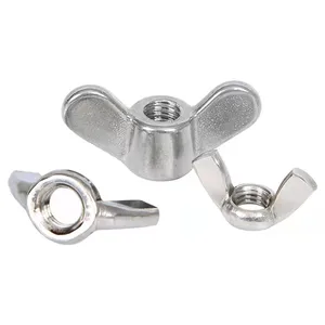 M10 M8 Butterfly nuts with flat washer wholesale brass wing nut