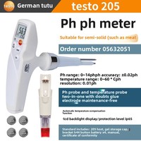 Stylo testeur de pH-mètre haute précision Testo 206PH1/2 pour la qualité de l'eau pour liquide semi-solide ODM personnalisé pris en charge