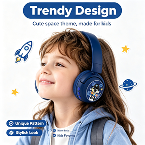 Casque sans fil Bluetooth pour enfants, suppression du bruit, casque audio stéréo HD avec coussinets doux pour le divertissement des enfants - Product Image 2
