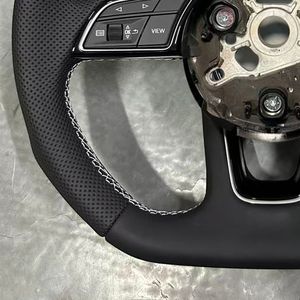 Pour <span class=keywords><strong>Audi</strong></span> R8 <span class=keywords><strong>Tt</strong></span> Mk2 <span class=keywords><strong>Mk3</strong></span> B9 <span class=keywords><strong>RS</strong></span> TTS Ttrs Rs3 Rs6 RS4 RS5 RS7 A3 D3 A4 A5 A6 C6 A7 A8 A1 Q3 Q5 Q7 Volant de voiture en fibre de carbone - Product Image 5