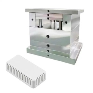 Mold Manufacturer Injection Molding Customized Service ABS White Color Miniature Vented <b>Enclosure</b> - Product Image 1