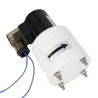 Vanne solénoïde en PTFE de haute qualité pour milieux acides et basiques, vanne non corrosive pour pipeline chimique (vente en gros)
