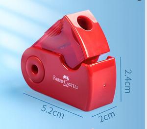 Sacapuntas de plástico <span class=keywords><strong>Faber</strong></span>-<span class=keywords><strong>Castell</strong></span> 1827 de Alemania, con un solo orificio y doble orificio, diseño de mariquita pequeña especial, para estudiantes de arte - Product Image 5
