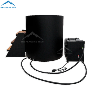 <span class=keywords><strong>Bain</strong></span> froid <span class=keywords><strong>rond</strong></span> pour 2 à 4 personnes, <span class=keywords><strong>double</strong></span> paroi en acier inoxydable, résistant aux intempéries, refroidisseur silencieux, extérieur - Product Image 6