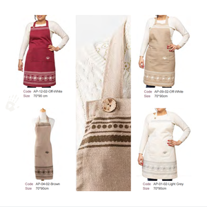 Delantales de Cocina de Algodón Egipcio Premium, Cómodos y Prácticos, con Correa Ajustable para el Cuello, Tiempo de Entrega de Muestra de 7 Días, Venta al Por Mayor, En Stock - Product Image 6