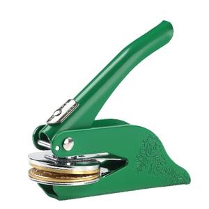 Pince à main en acier pour estampage portable, machine à gaufrer les enveloppes et livres, forme extraterrestre rose et verte, pour mariage - Product Image 5