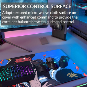 Nhật Bản phong cách Anime siêu lớn nhân vật nam chơi Game chuột pad với biên giới niêm phong cho vị trí bàn phím - Product Image 3