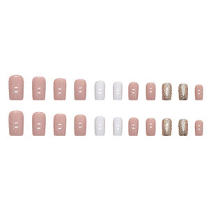 Faux ongles artificiels à pression de forme carrée moyenne, nouveau design, <span class=keywords><strong>prix</strong></span> de gros, 2023 - Product Image 2