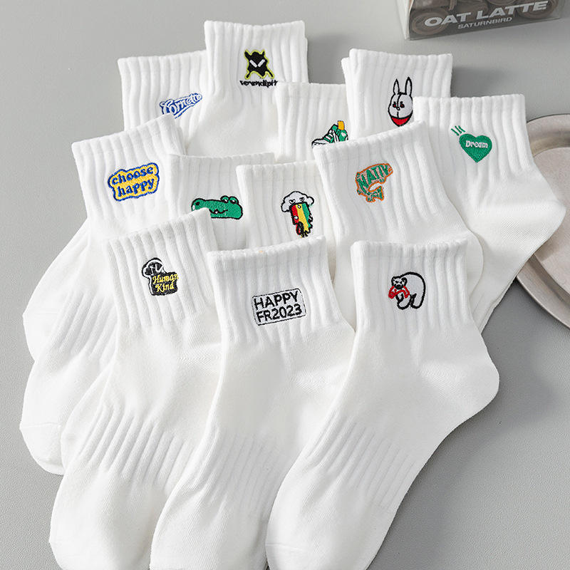 OEM Custom Embroidered LOGO Socks Professional Comfortable Breathable Boat Socks