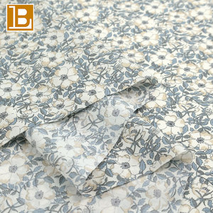 Tela de Popelina 100% Algodón con Estampado de <span class=keywords><strong>Flores</strong></span> de Amapola de los Años 80, Marca BILU May <span class=keywords><strong>Morris</strong></span>, Tela Personalizada para Ropa - Product Image 5