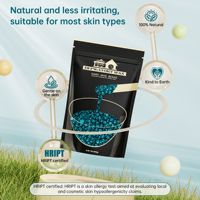Lifestance 1LB Cera Depilatoria Natural de Resina con Aceite Esencial de Rosa, Anti-alérgica, en Perlas, para Depilación Facial, Corporal, de Bikini, Manos/Pies