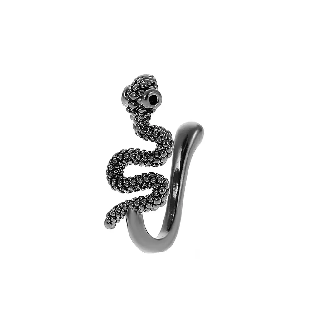 Nouvel anneau de nez en laiton sans trous pince-nez en forme de u serpent faux piercing bijoux anneau de cornet nasal unisexe