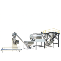 Prix Usine HONGDI Ligne d'Emballage Automatique en Acier Inoxydable pour le Transport et le Mélange d'Engrais, Aliments pour Animaux, Farine, Industrie Alimentaire 380V/220V