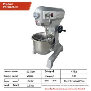 Commercial Spiral <b>Mixer</b> 1kg-20kg Dough Kneading Egg Whisk Meat Mixing Machine For Bakery Restaurant in Stock - Product Image 6