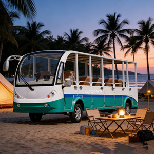 Autobús Turístico Eléctrico de Nueva Energía de Alta Calidad con 8-23 Asientos, Color Personalizado, Vehículo de Transporte para Hoteles y Campus - Product Image 1