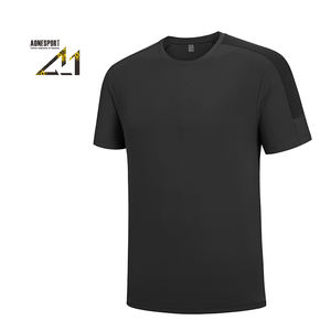 T-shirt en coton décontracté de haute qualité pour hommes, style de rue à manches courtes et polos à épaules tombantes - Product Image 2