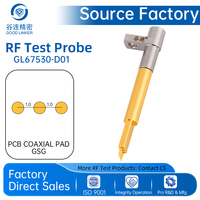 Sonde RF haute fréquence GSG, pas de 1,0 mm, 8 GHz, pointe de sonde de test pour PCB micro-ondes, connecteur coaxial pour RF de précision GL67530-D01