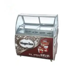 Lussuoso mini mini controsoffitto gelato gelato frigorifero congelatori frigo congelatore vetrina per gelato