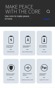 Chargeur de batterie intelligent à 8 emplacements avec port USB et éclairage LED pour Ni-MH/Ni-Cd AA/AAA KINVS K8 Modèle 10W Charge rapide - Product Image 6