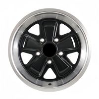 Jantes en alliage noir moulé décalé 5X130 17 pouces 7J 8J pour Porsche 964 911 Carrera 924 Turbo 944 968 Cayenne