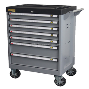 Cajón de 7 capas de alta calidad, carro de herramientas de metal, caja de herramientas, gabinete con asas y ruedas - Product Image 6