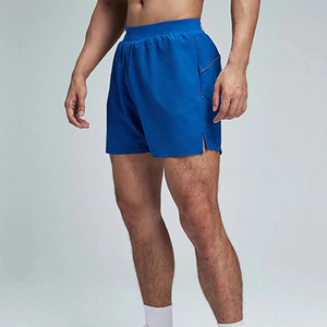 Breathable Mesh Athletic Gym Shorts Jogger Drawstring Waist Mens Quick Dry Running Shorts With Pattern - Product Image 2