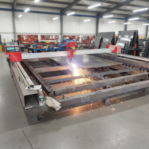 เครื่องตัดพลาสม่า CNC แบบพกพาขนาด 4x8 |   มอเตอร์สเต็ปเปอร์สำหรับเครื่องตัดเปลวไฟ+พลาสม่าที่มีความแม่นยำสูง |   อุปกรณ์ตัดโลหะด้วยแก๊ส - Product Image 1