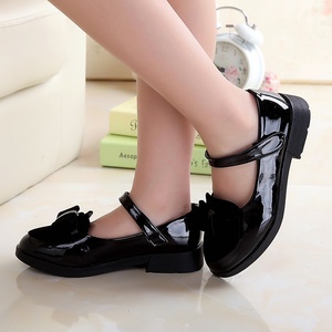 Girls Leather <strong>Shoes</strong> for Children Wedding Dress Princess School <strong>Shoes</strong> Kids Summer Bow-knot Black Student Sandals Korean Fashion - Product Image 5