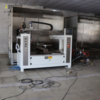 Machine de peinture automatique par pulvérisation pour le revêtement des panneaux d'unités intérieures de climatisation, des panneaux en plastique et des lames de persiennes