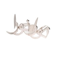 Boutons de manchette personnalisables en acier inoxydable avec logo de marque arabe pour costumes pour hommes chemises françaises lettres en métal boutons de manchette 2D/3D pinces à cravate