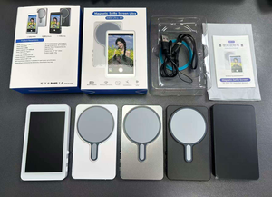 Monitor Magnético Inalámbrico <span class=keywords><strong>para</strong></span> Selfies con Teléfono, <span class=keywords><strong>para</strong></span> <span class=keywords><strong>iPhone</strong></span>, Vlogging, Transmisión en Vivo por YouTube, Maquillaje, Monitor de Grabación con Cámara Externa - Product Image 6