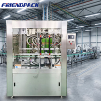 Machine de remplissage de liquides industrielle automatique multi-embouts, remplisseuse de bouteilles haute précision avec PLC pour liquides cosmétiques, sauces et huiles comestibles