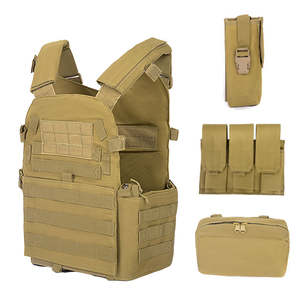 Entrenamiento al aire libre ajustable protección personal Molle Oem logotipo personalizado chaleco táctico - Product Image 2