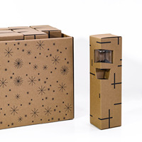 Boîte à vin en carton ondulé pour les distributeurs, les détaillants et les emballageurs de cadeaux recherchant un emballage de marque protecteur