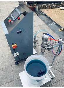 Machine de remplissage semi-automatique à double tête 30L 80L 160L pour eau pure, ketchup, nettoyant WC, détergent, huile et sachets de consommation - Product Image 3